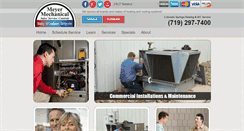 Desktop Screenshot of meyermechanicalhvac.com